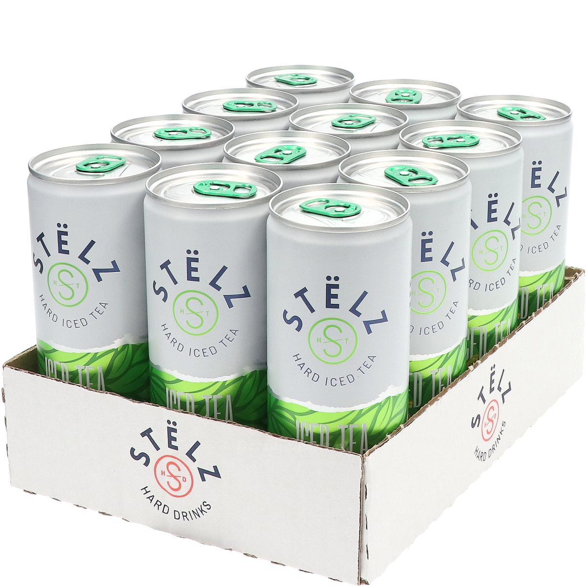 Stelz Hard Iced Tea Lemon 12x25cl (Tray) 300 cl