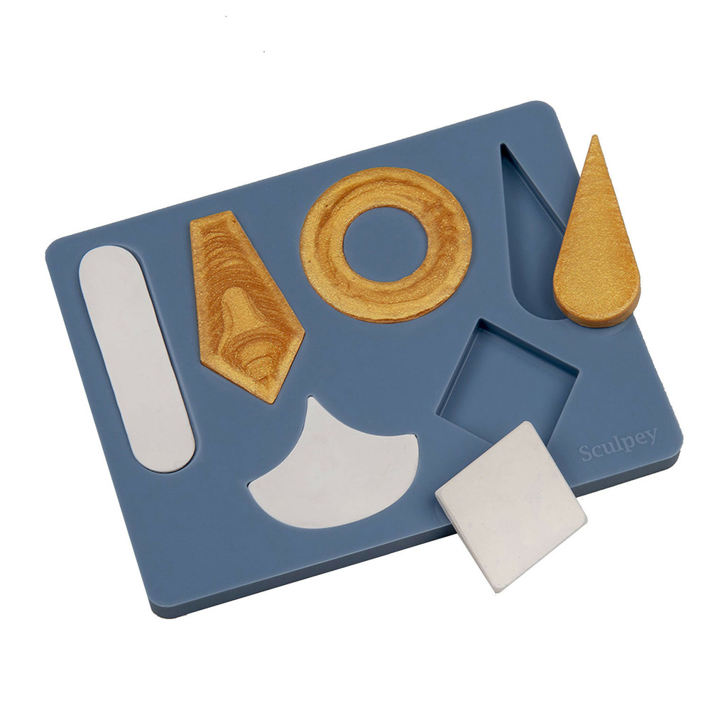Moule en silicone sculpey pour bijoux géométriques