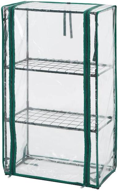 Intratuin kweekkas groen / transparant 46 x 24 x 80 cm