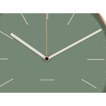 Wandklok minimal alu koper jungle gr d28