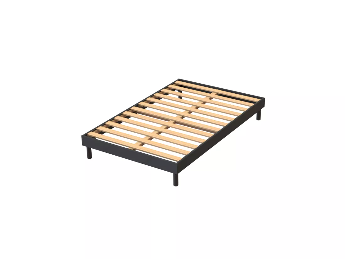 Sommier à lattes Easy Kit 160x200 Anthracite