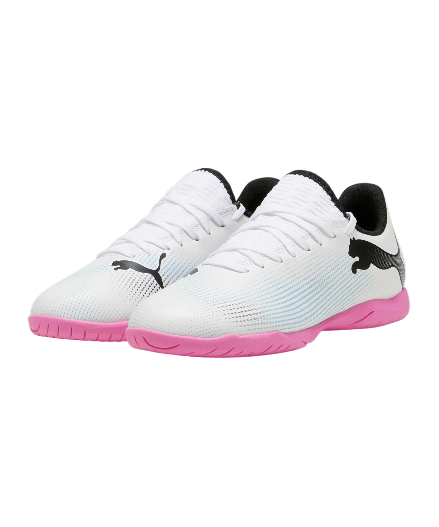 PUMA FUTURE 7 Play IT Halle Phenomenal Jr Kids Weiss Schwarz F01