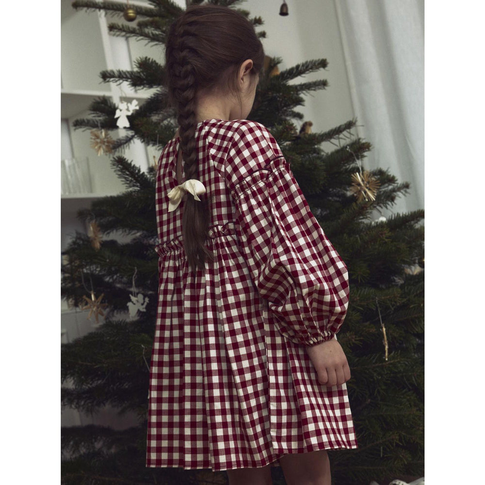 Køb Lil'Atelier Red Dahlia Nmfrio Ls Loose Kjole Lil