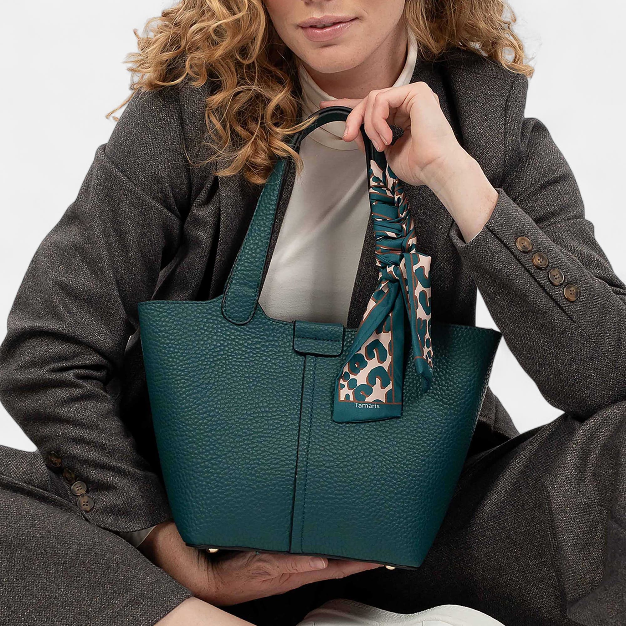 Sac à main vert
