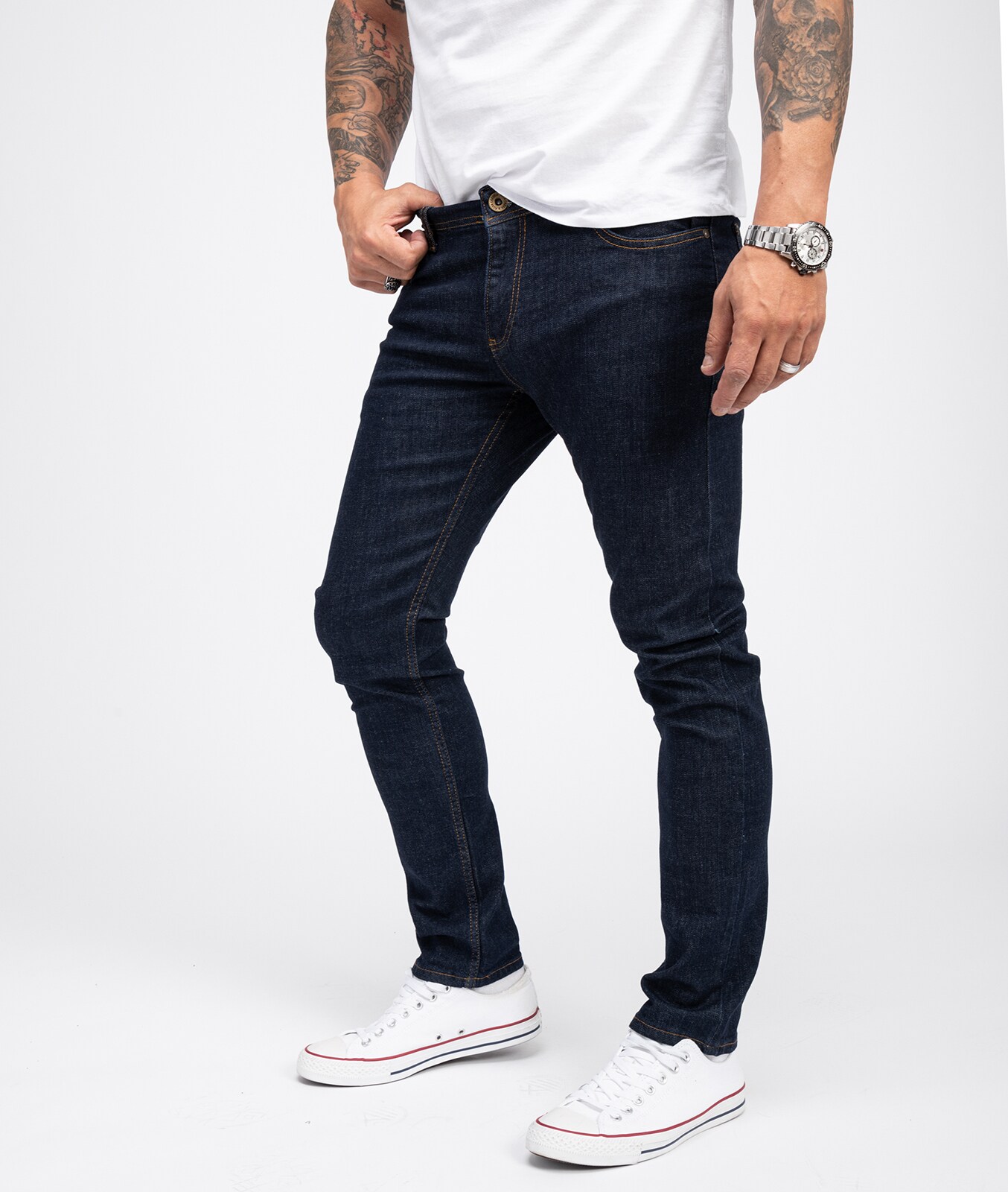 Rock Creek Jeans Slim Fit Used-Look