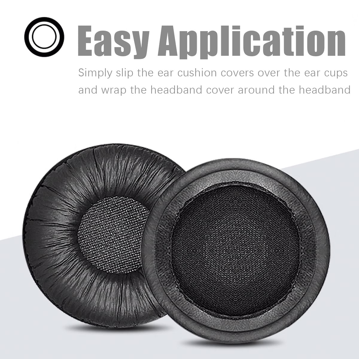 Øreputer for hodetelefondeksler og øreklokker Sennheiser PX100/200/100-II Sort