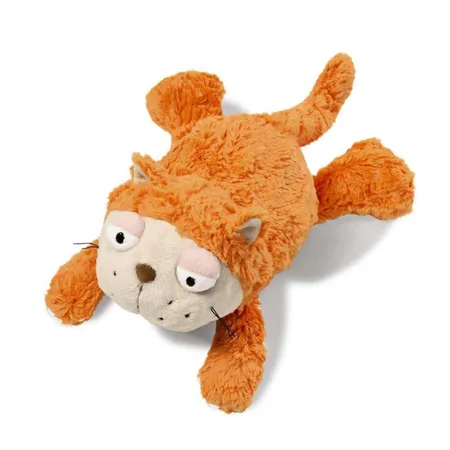 NICI Comic Cats Katze Hungry orange liegend, 20cm