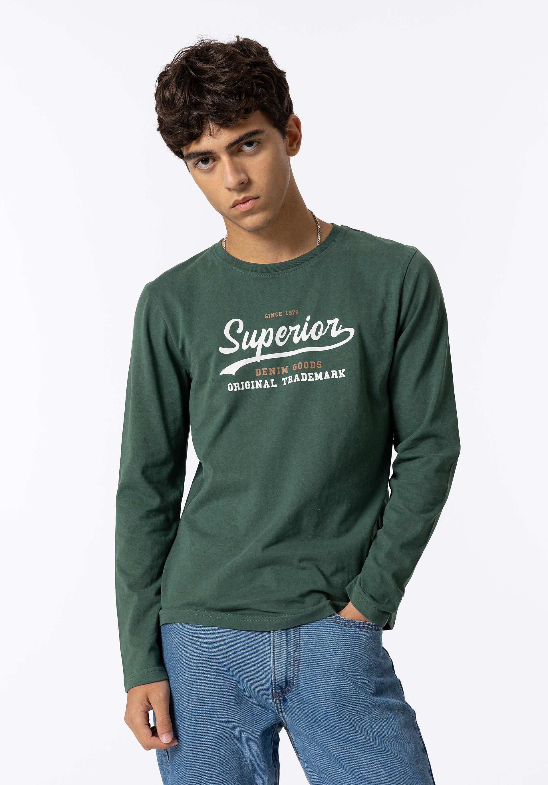 T-shirt com Estampado Frontal