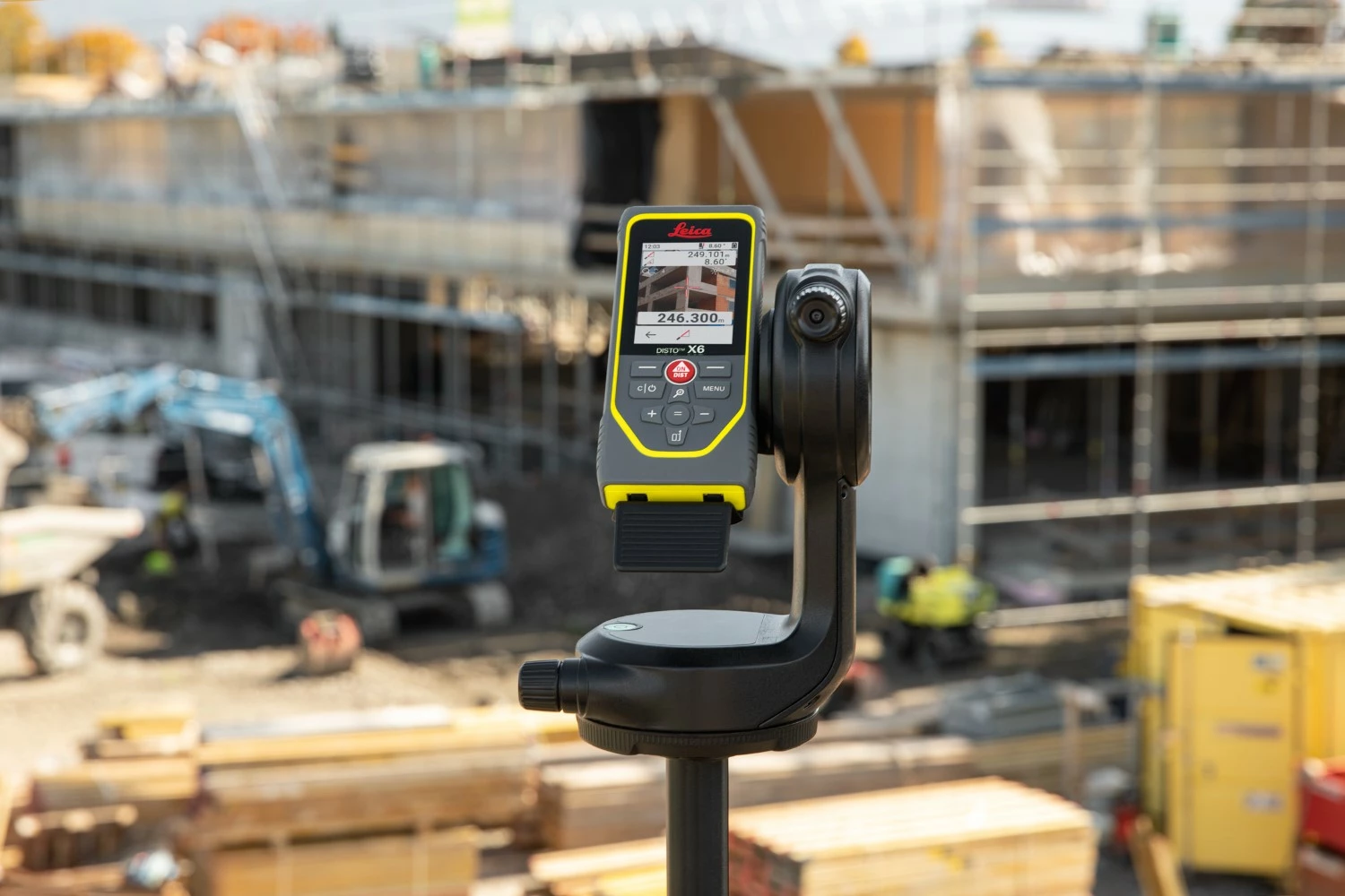 Leica Disto X6 Afstandsmeter in tas - Bluetooth - 250m - IP65