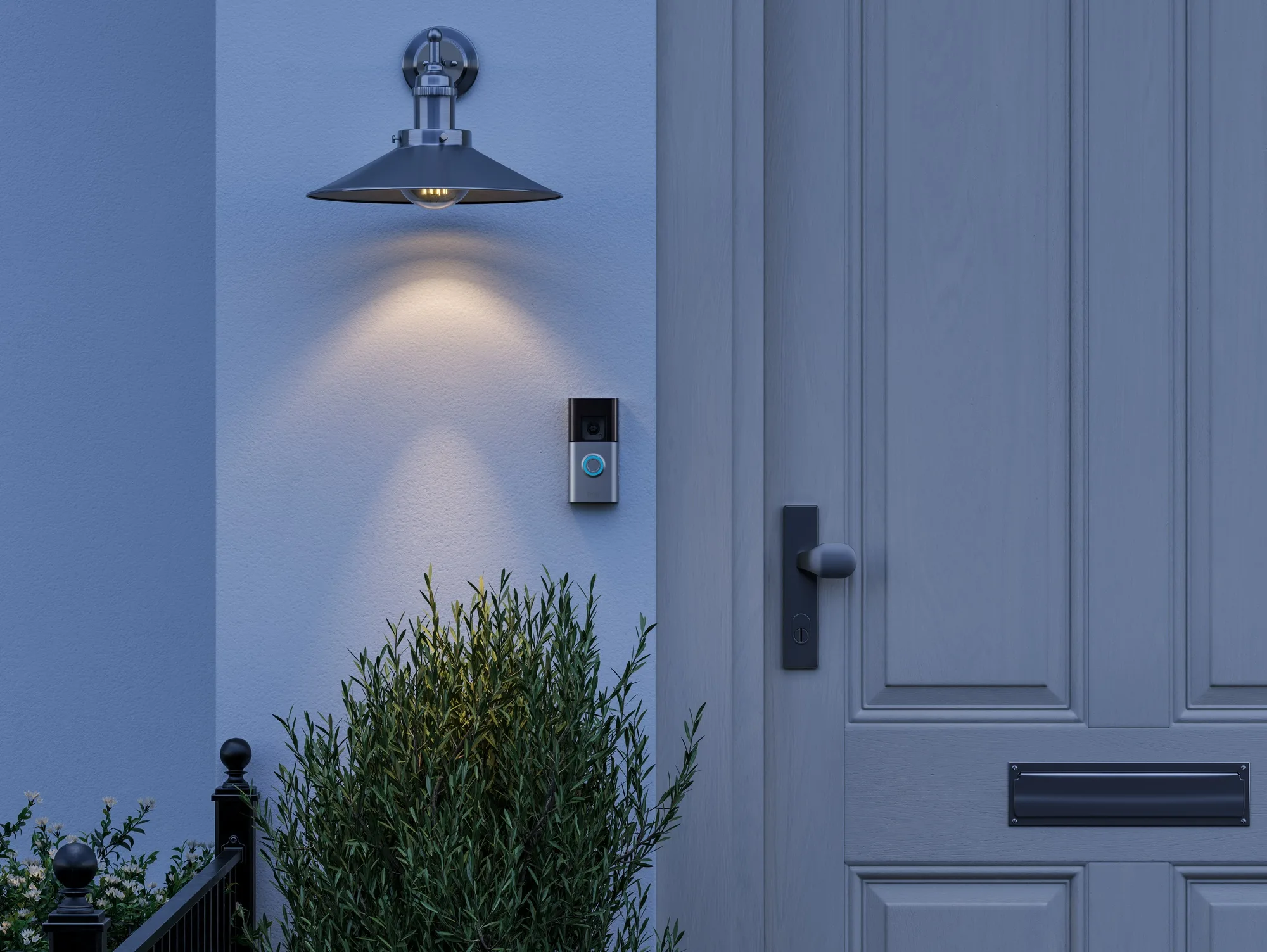 Ring Battery Video Doorbell Plus Nickel Satiné   Chime Sonnette connectée