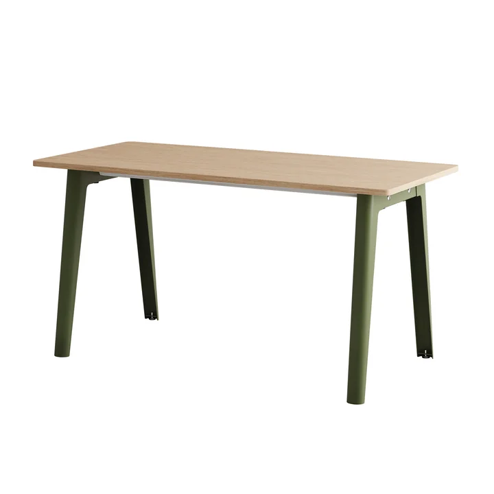 TipToe - NEW MODERN Schreibtisch, 75 x 150 cm, Birke / rosemary green