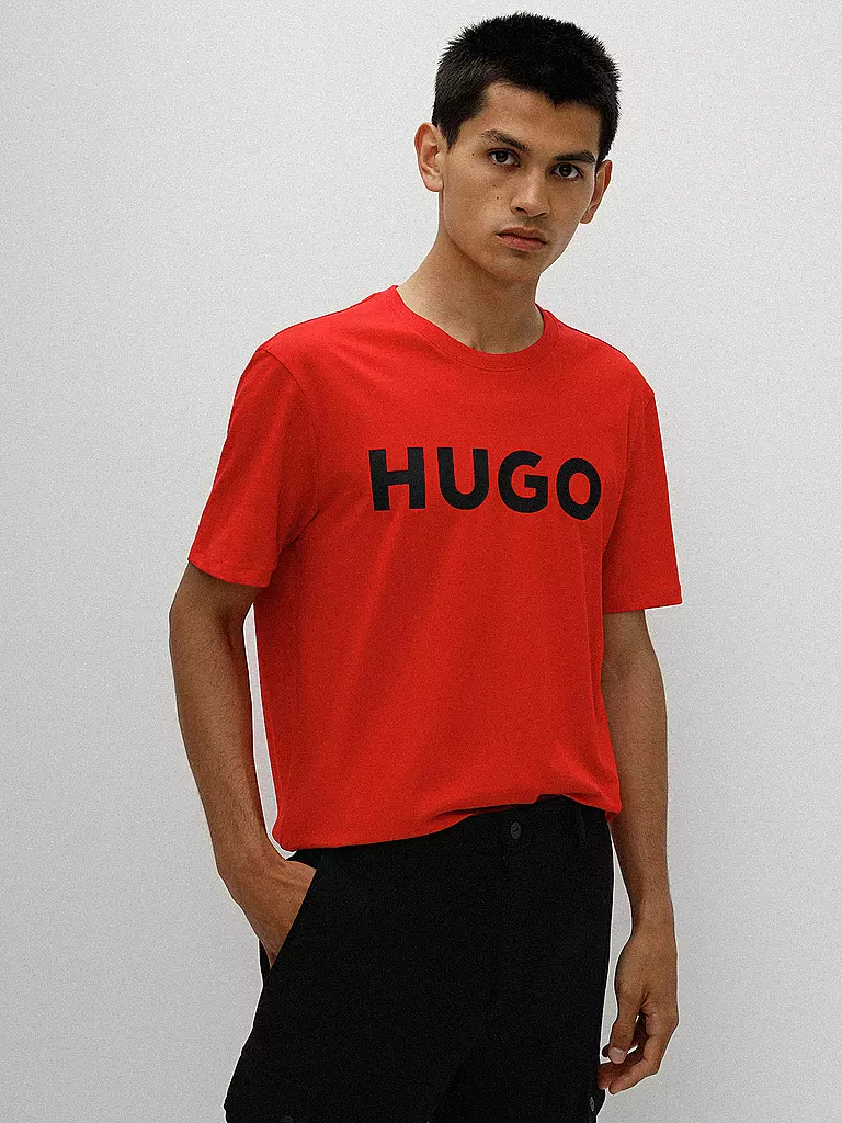HUGO T-Shirt DULIVIO rot