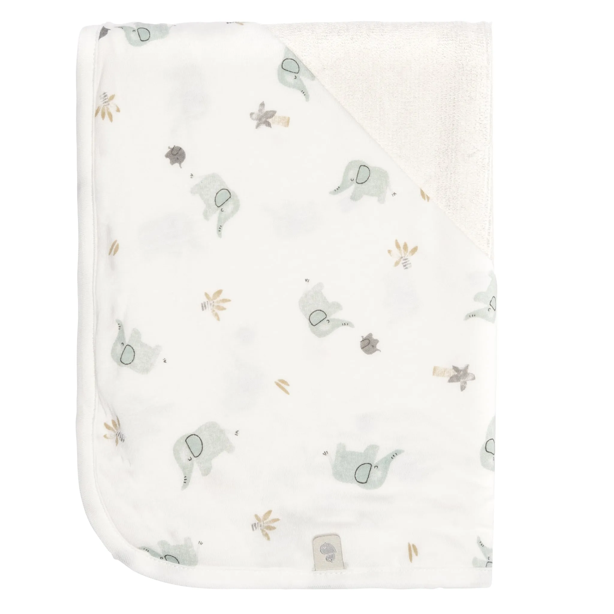 Perlimpinpin Serviette à Capuchon en Bambou - Éléphant
