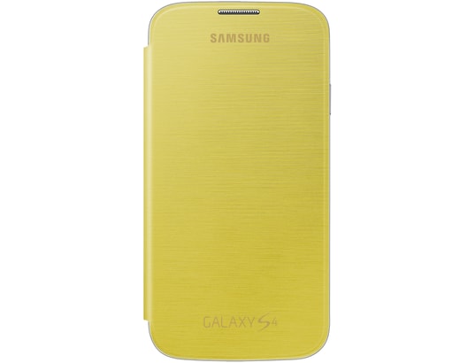 SAMSUNG - Etui EF-FI950 jaune pour Galaxy S4