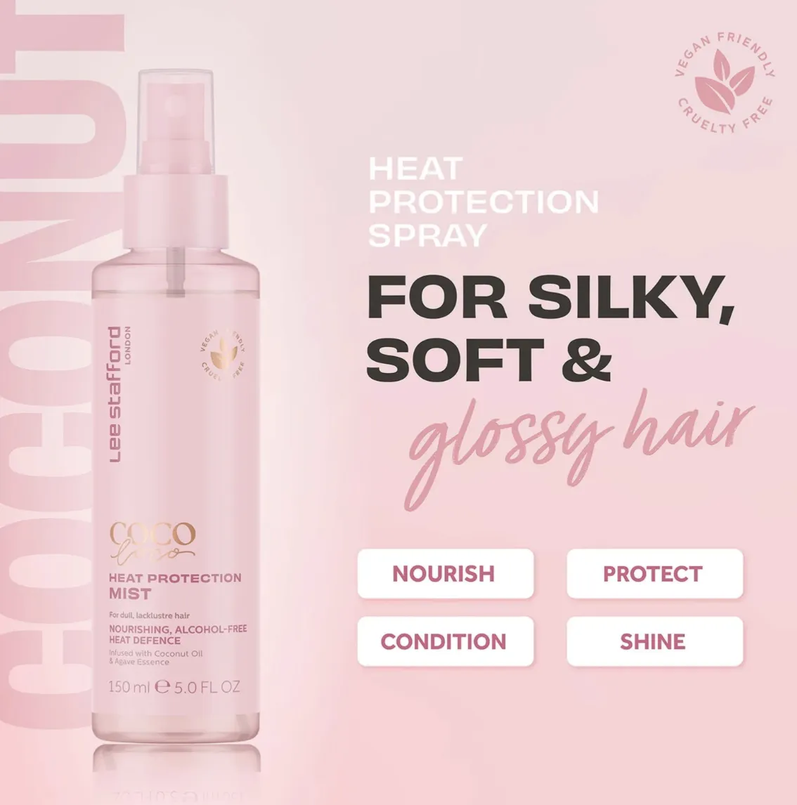 Lee Stafford Coco Loco Heat Protection Mist - 150 ml