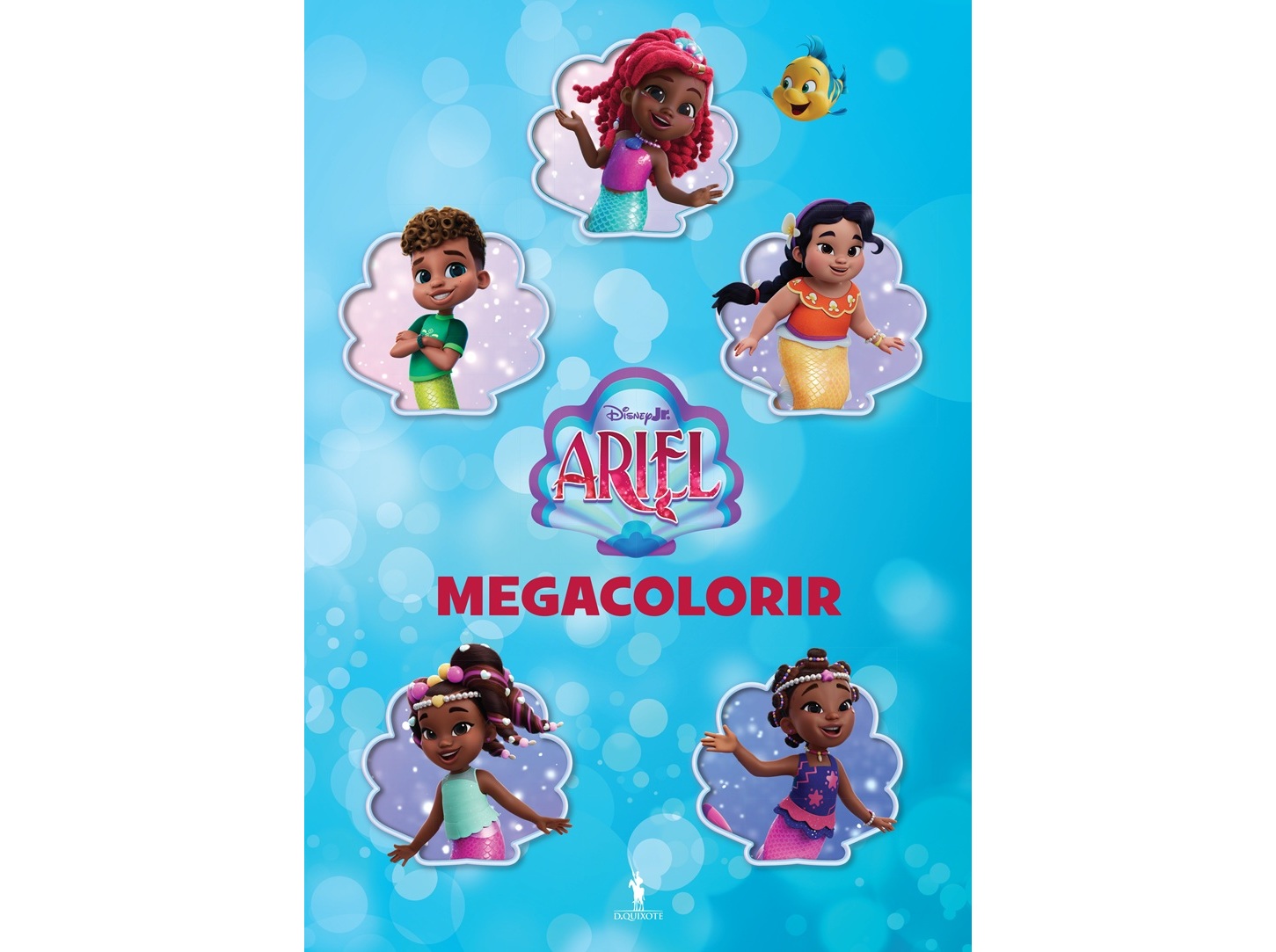 LIVRO MEGACOLORIR DISNEY JUNIOR ARIEL