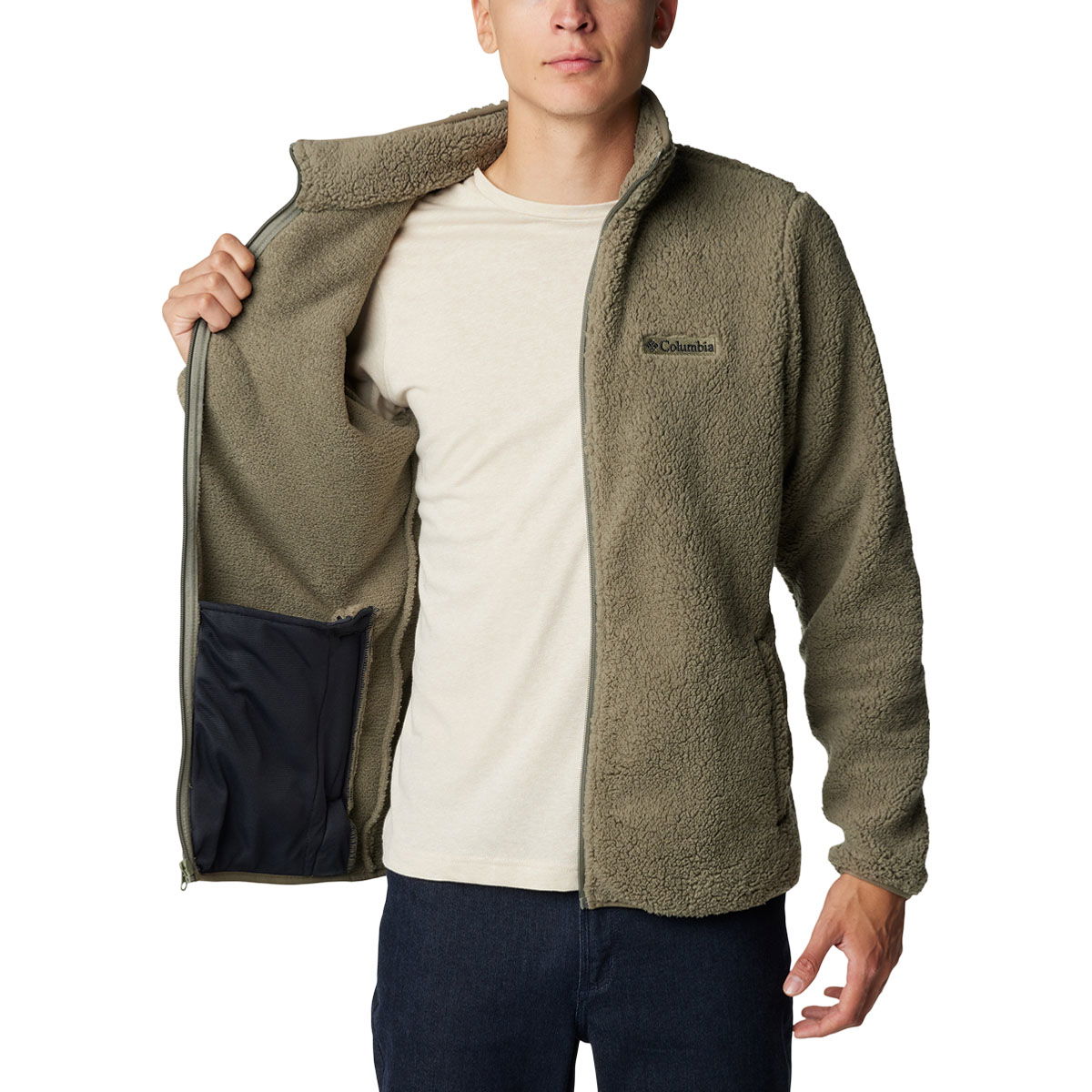 Columbia Rugged Ridge III Sherpa Full Zip Fleecetrøje Herre