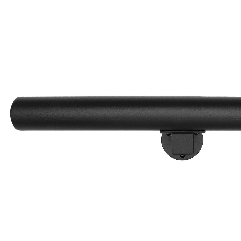 Zwarte leuning 60 cm + 2 beugels