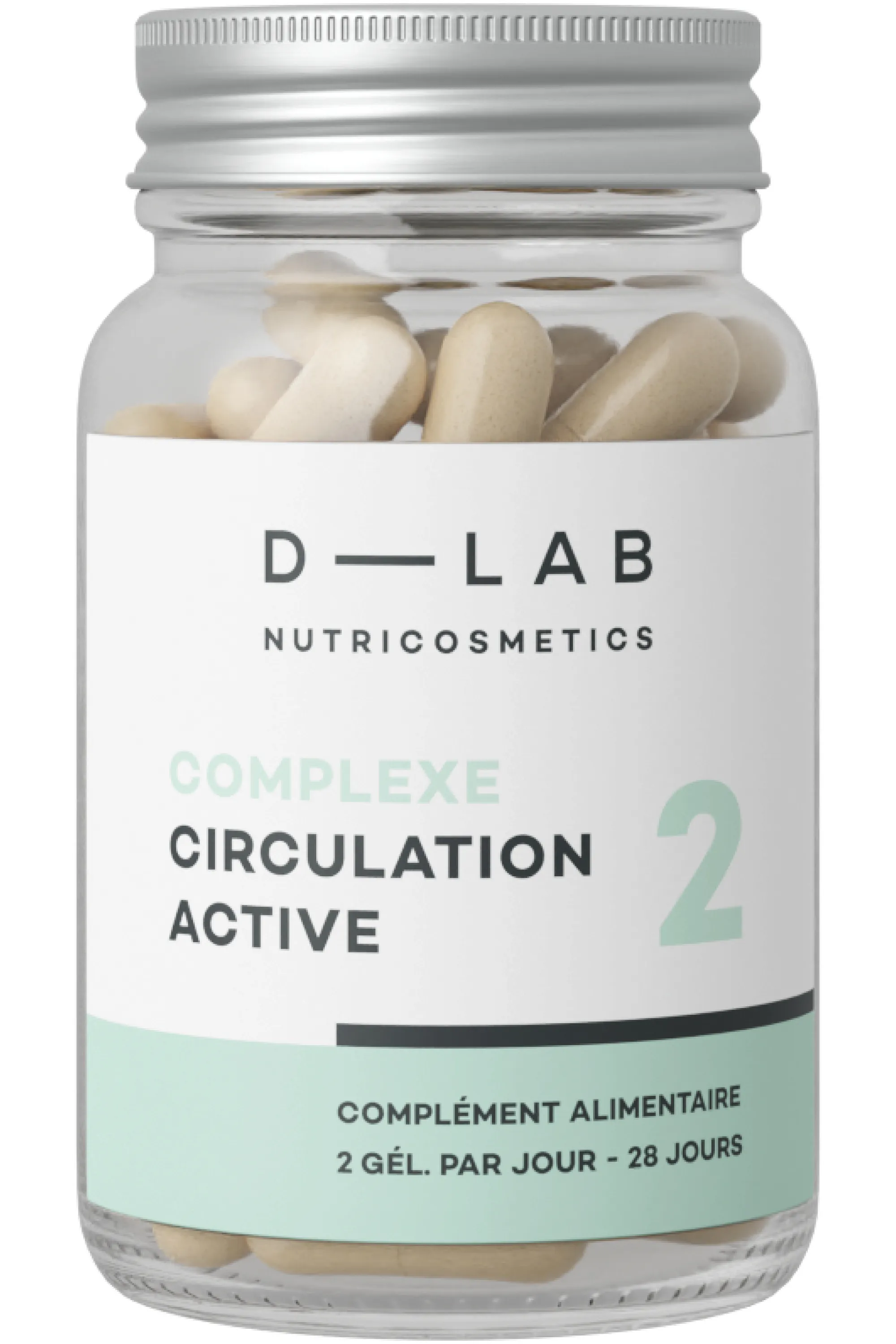 D-LAB Nutricosmetics Complément alimentaire jambes lourdes Circulation Active