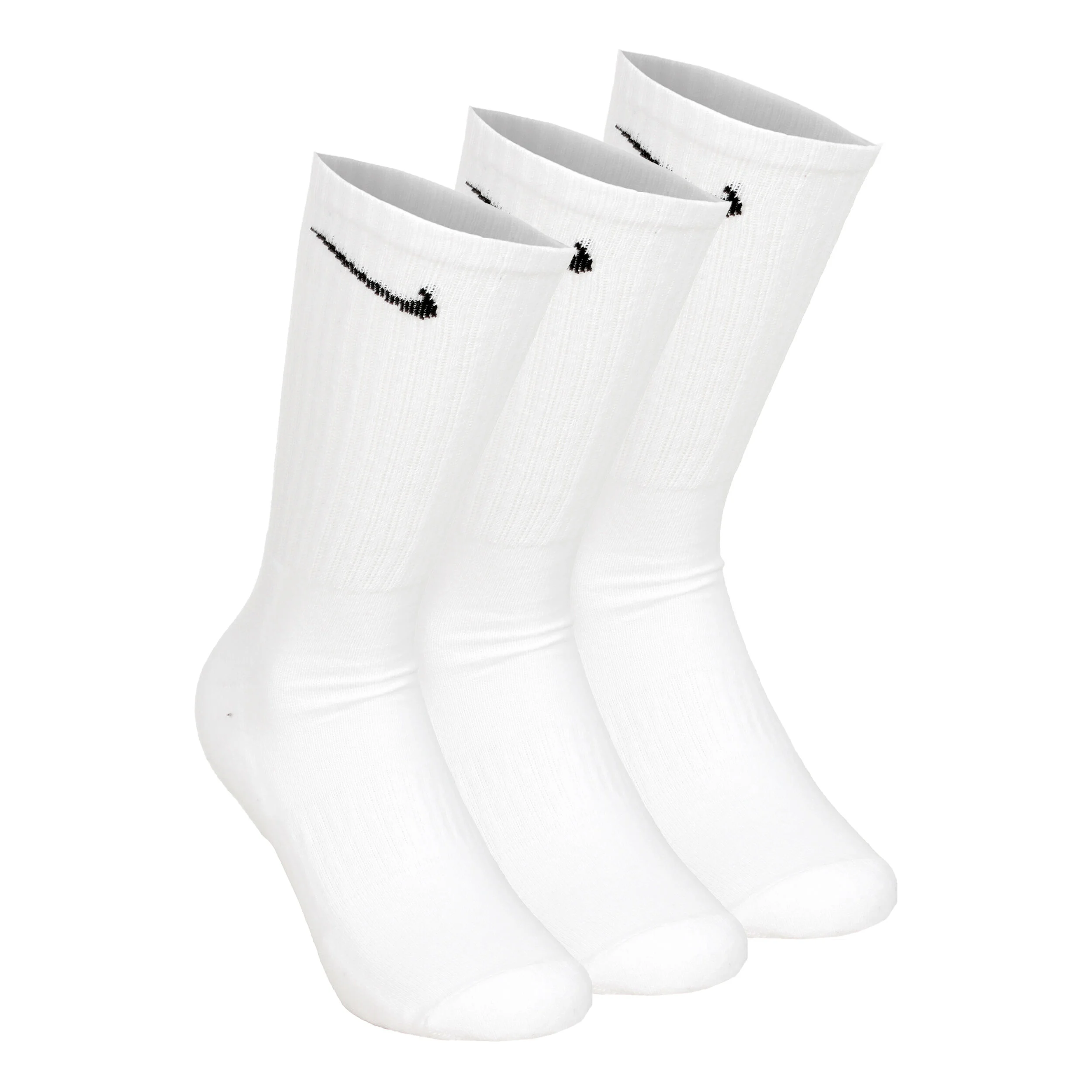 Nike Everyday Cush Crew Chaussettes De Sport Pack De 3 - Blanc , Noir