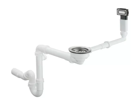 Vidage manuel pour évier 1 bac HANSGROHE D14-10 inox