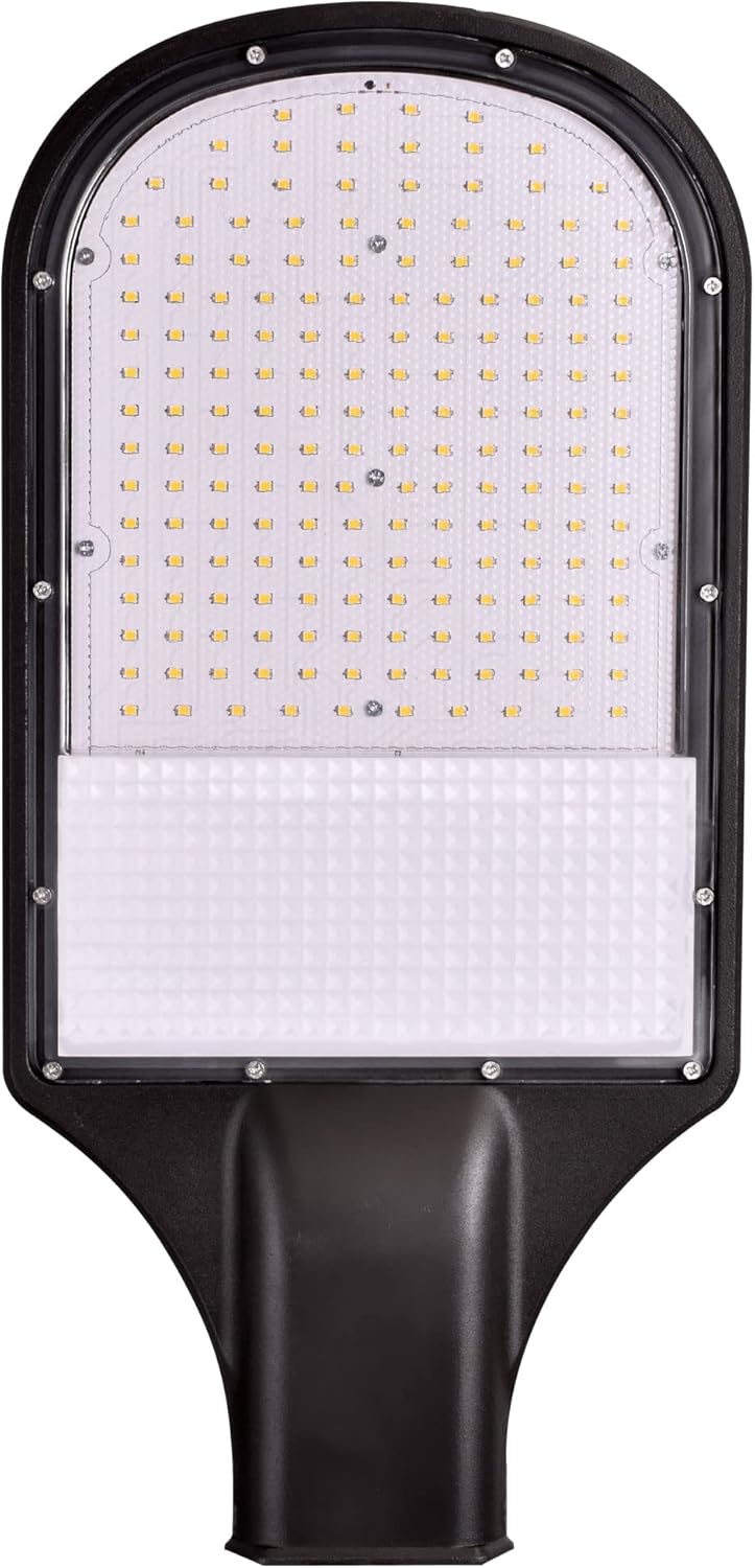 max K O M F O R T LED Straßenlampe Straßenleuchte 2er Pack Straßenlaterne Straßenbeleuchtung Parkplatzbeleuchtung Hochleuchte 150W 4000K neutralweiß IP65 13500lm