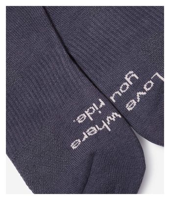 Chaussettes Quoc All Road Bleu Charbon