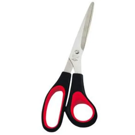 WEDO® 97681 Edelstahlschere Softgriff, links, 21cm, rot