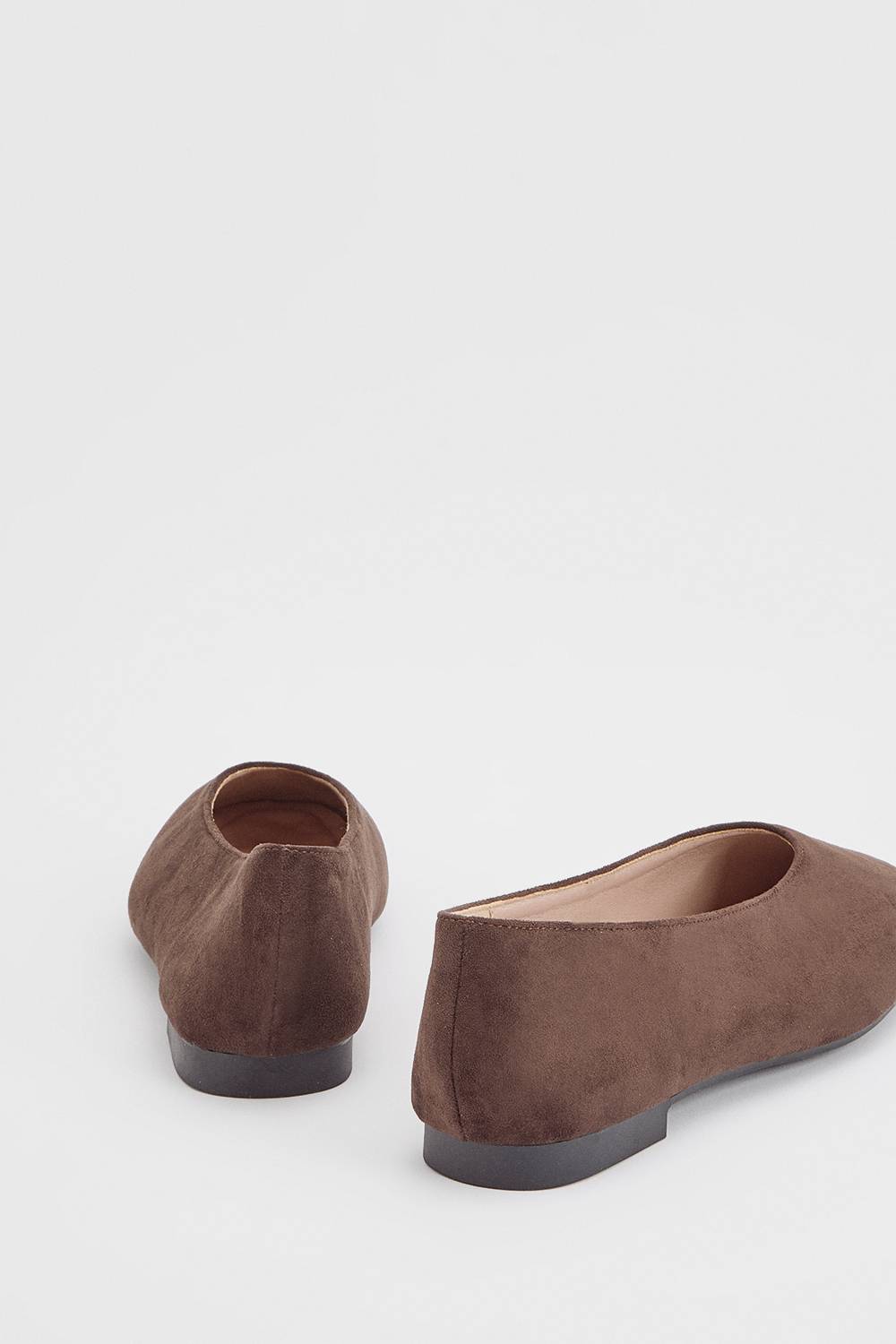 Oasis Ballerines Seraphina À Bout Carré Et Découpe Haute En Synthétique