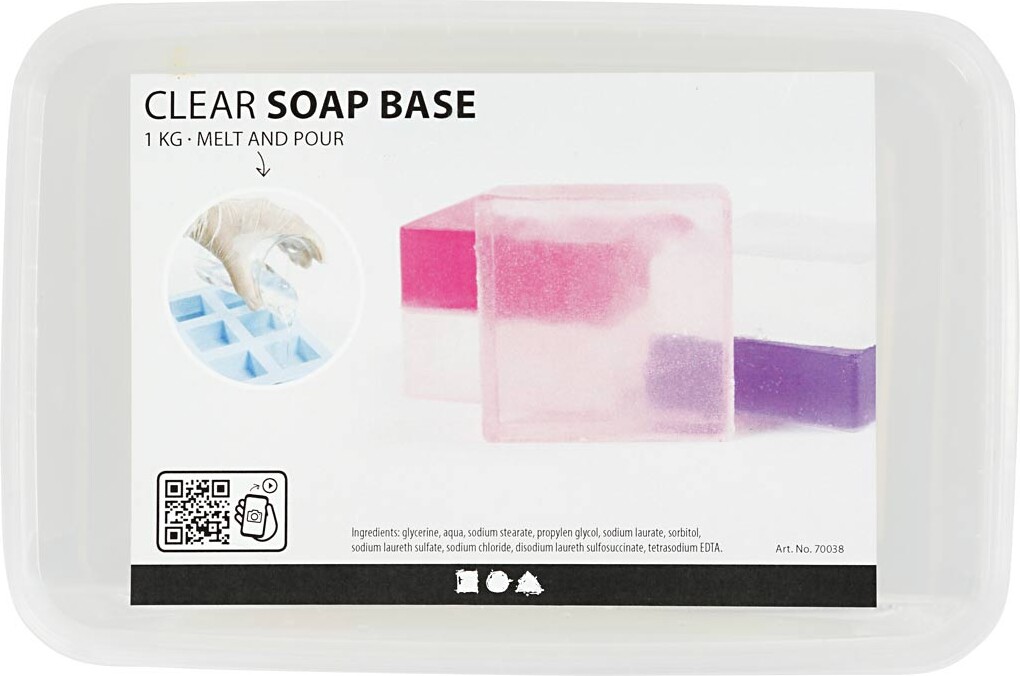 Sæbemasse - Klar - 1 KG
