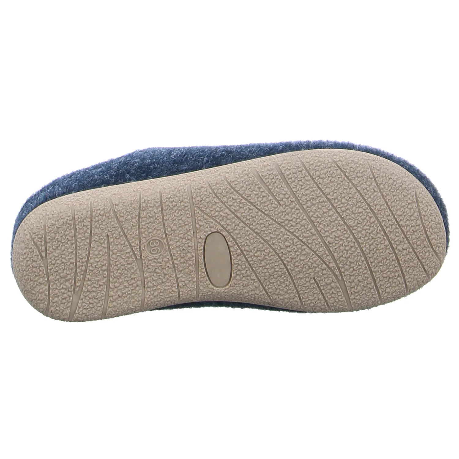 Hausschuh Blau Textil