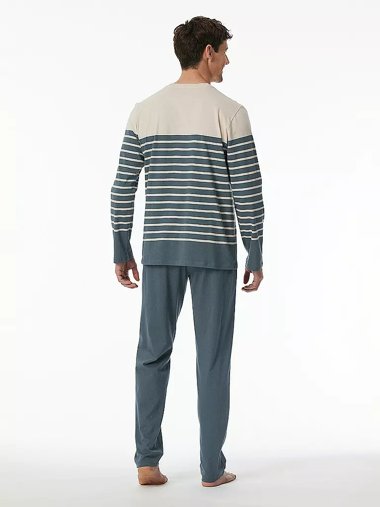SCHIESSER Pyjama  blau