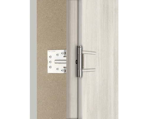 Compleet kozijn Pertura CPL wit (vergelijkbaar met RAL 9010) 198,5x98,5x12 cm Rechts voor appartementsdeur RC2