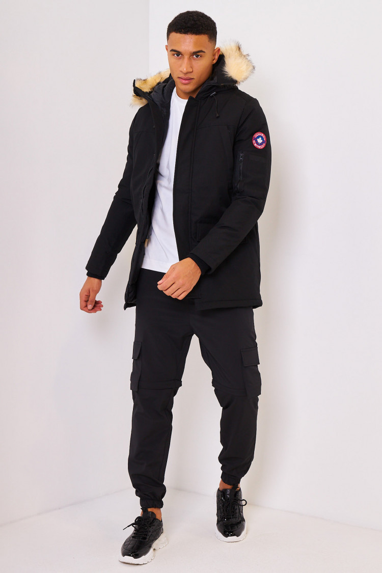 Parka noire Jony / Paragoose