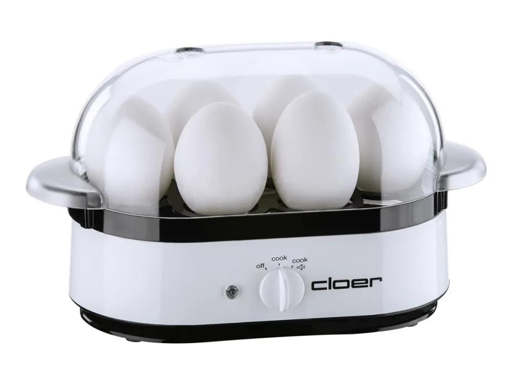 Cloer 6081 - Æggekoger - 350 W - hvid