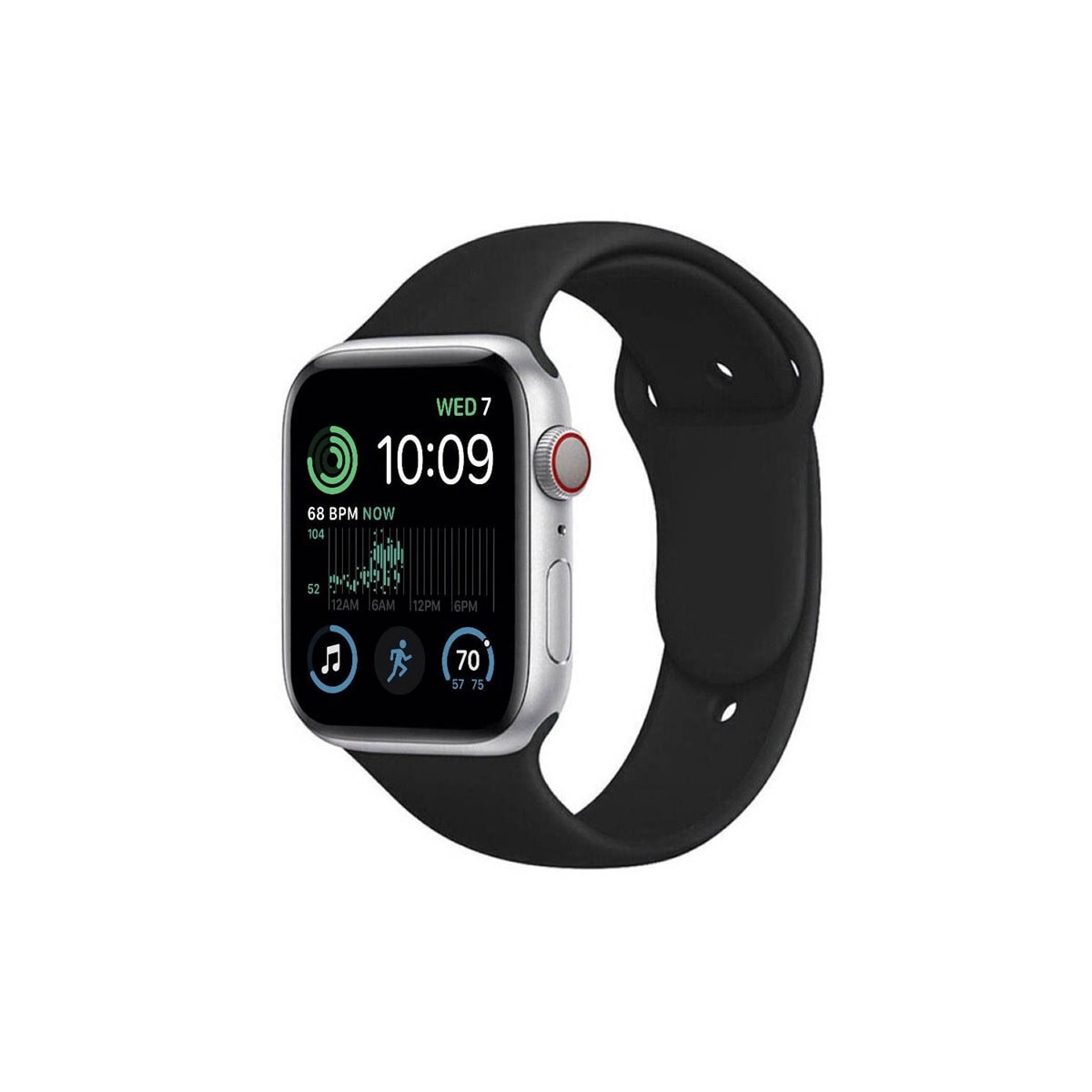 Sport Reim Apple Watch SE 2022 (40mm) - Sort