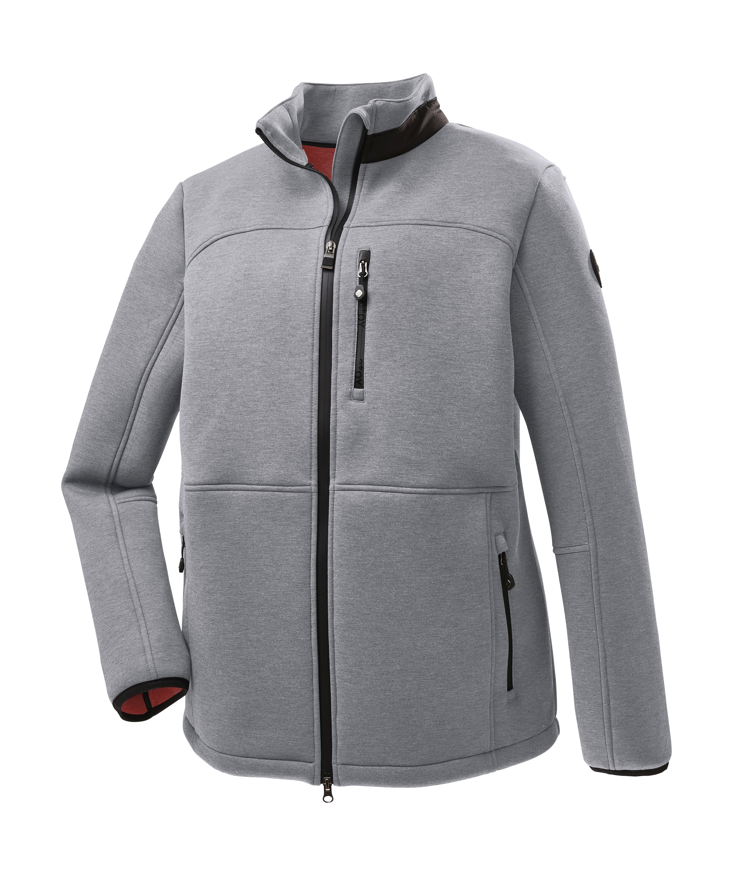 STOY Funktionsjacke »STS 9 MN JCKT« Scubastoff-Jacke mit wasserdichtem 2-Wege-Reissverschluss und Komfort