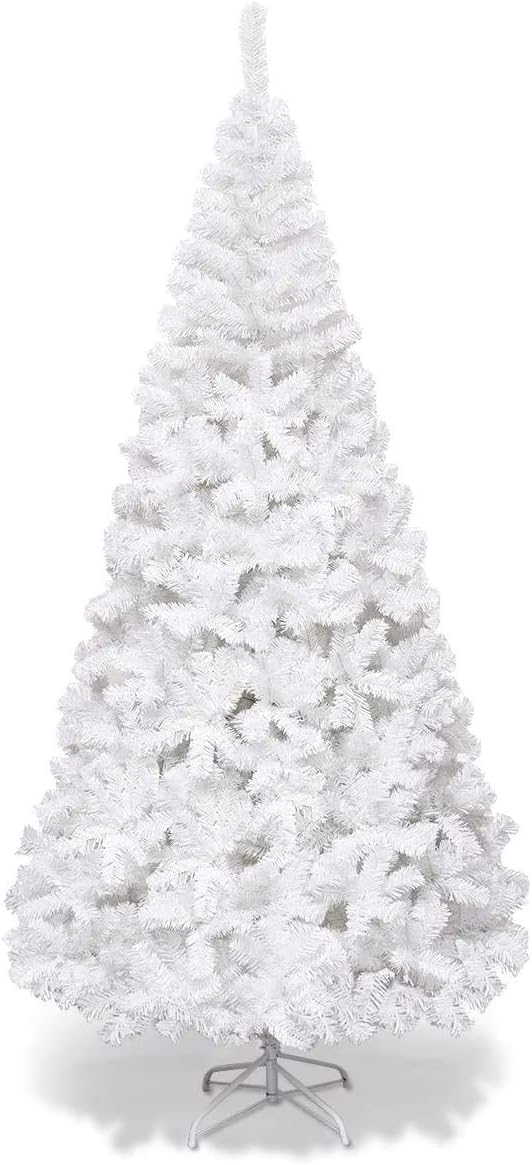 (160cm) Christbaum Künstlicher Weihnachtsbaum Deko Tannenbaum - Weiss