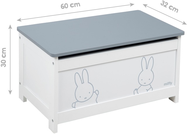 roba® Truhe »miffy®, weiss« mit Deckelbremse; fürs Kinderzimmer