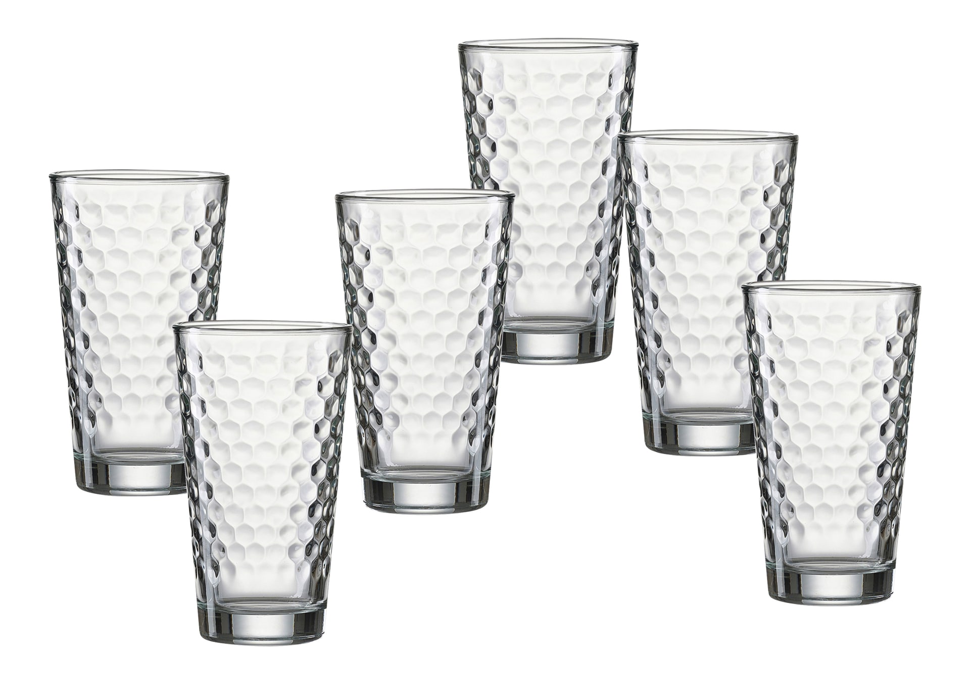 Ritzenhoff & Breker Longdrinkglas FAVO 6er Set 400 ml klar Glas