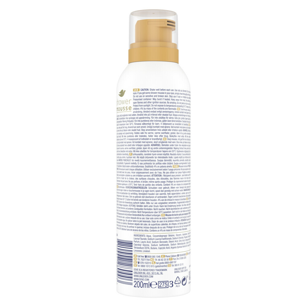 Dove Shower Foam Argan Oil200 ml