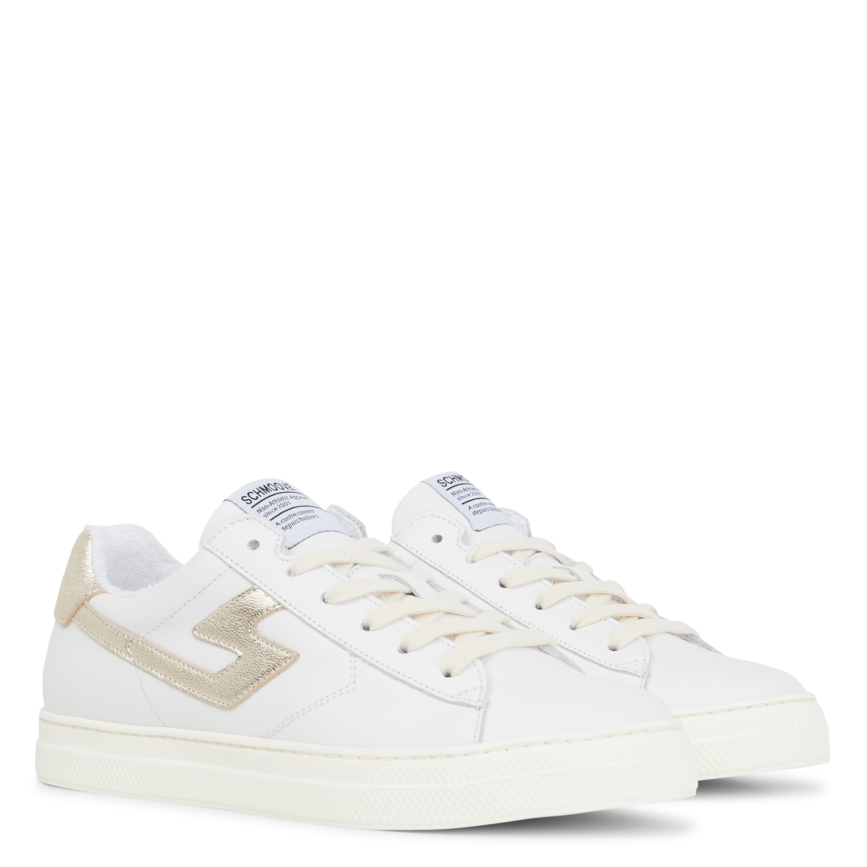 SPARK SIGNATURE - Baskets basses en cuir lisse | Multicolore