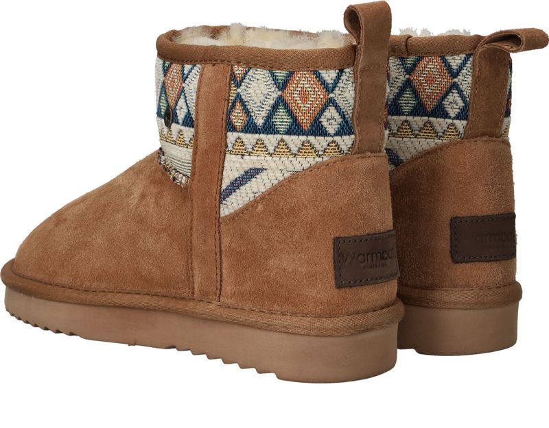 Warmbat Wallaby Woven Boots Cognac Dames