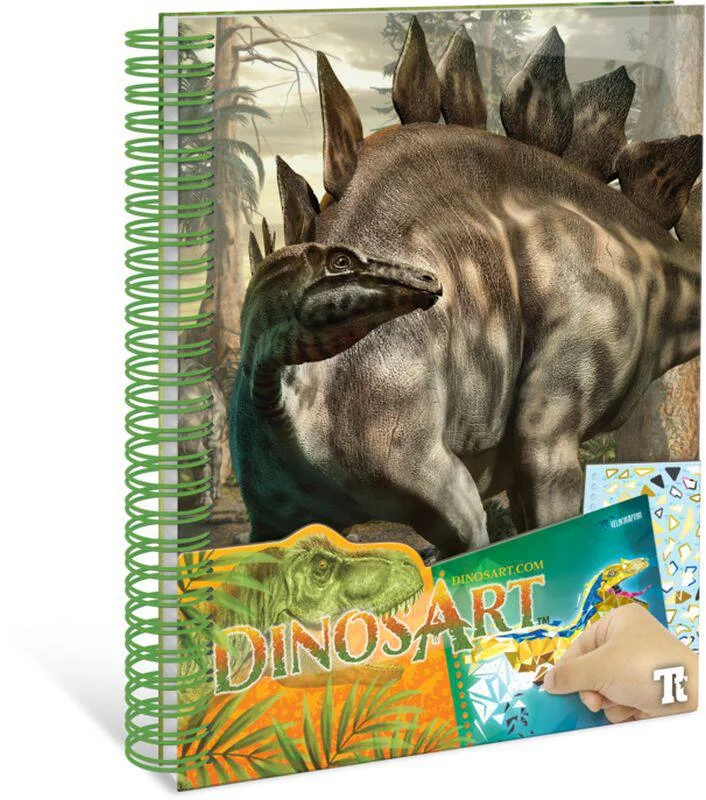 DINOSART CARNET DE STICKERS PAR NUMEROS