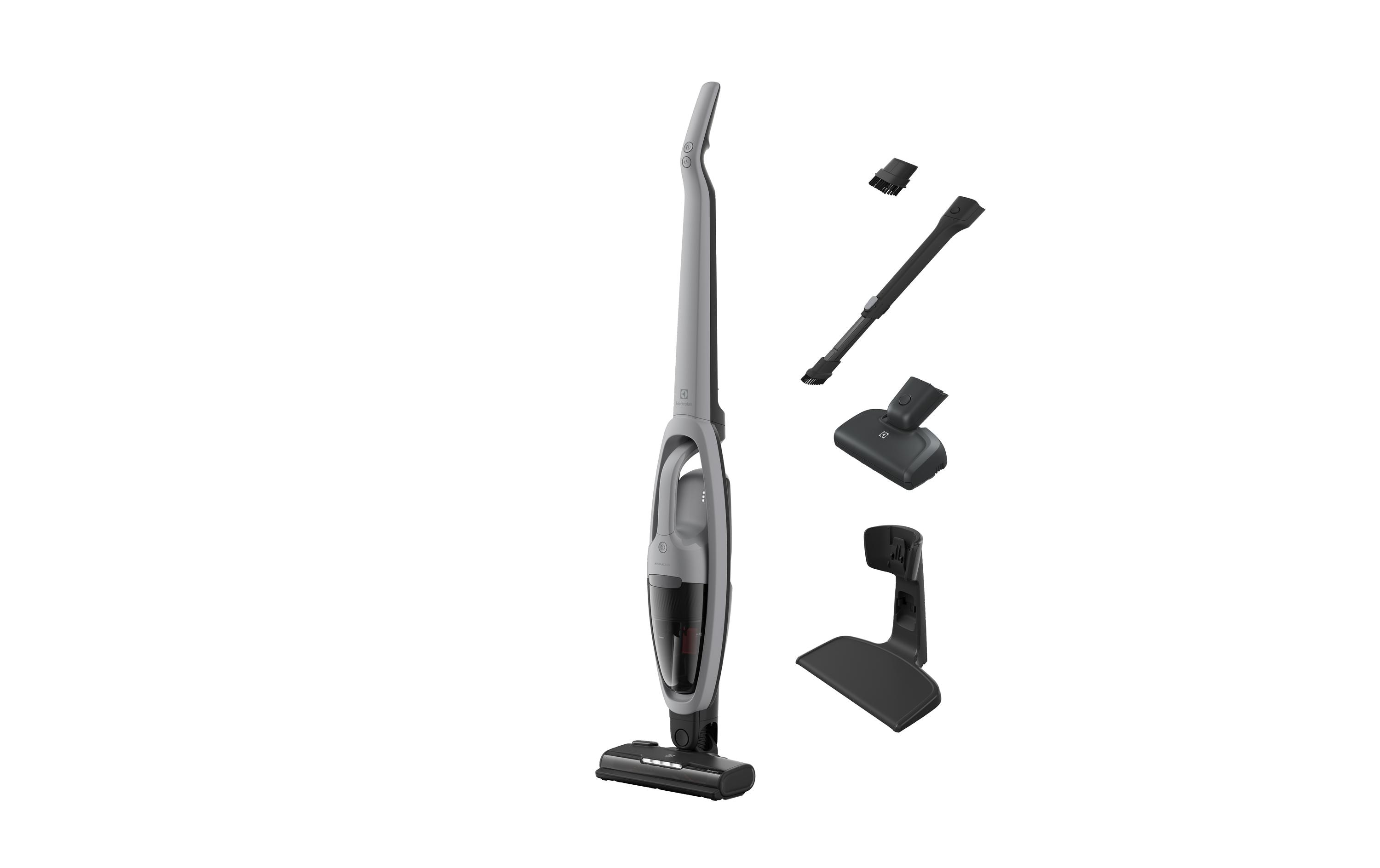 Akku-Hand- und Stielsauger ES52AB21UG Grau/Schwarz<br>Kabelloser Staubsauger im handlichen Standdesign