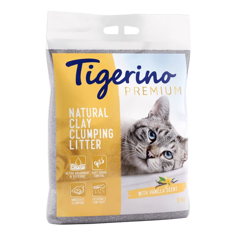 Édition limitée : litière Tigerino Canada Style / Premium, senteur vanille