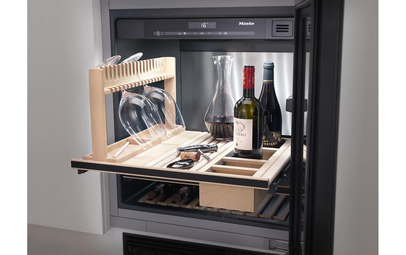 Einbauweinkühlschrank KWT 6312 UGS Schwarz, Rechts<br>Unterbau-Weinschrank für perfekten Genuss und zeitloses Design