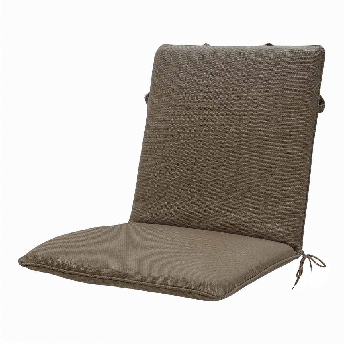 Madison Taupe canvas eco+ Stapelstoelkussen - Set van 4