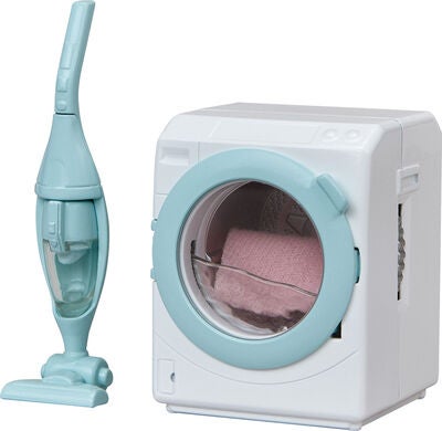 Sylvanian Families Dukkemøbler Rengjøringssett Klesvask & Støvsuger
