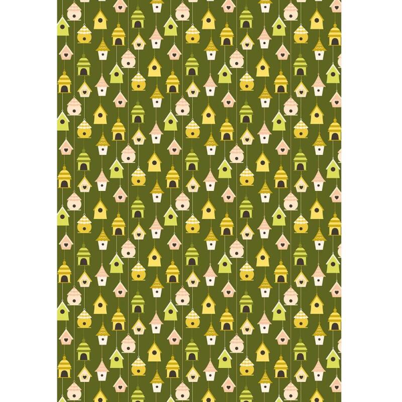 PAPIERS IMPRIMÉS, Bloc de 20 feuilles à motifs 160g/m2 au format A4 (21x29,7cm) + 1 idée créative - Printemps - Multicolore